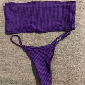 EUC Amethyst Frankie’s Bikini Set